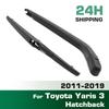 Дворник 12" Комплект заднего дворника и рычага для Toyota Yaris 3 хэтчбек 2011 - 2019 Лобовое стекло Заднее стекло