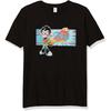 DC Comics Teen Titans Go Robin Boy's Premium Solid Crew Tee, Black, Youth Medium
