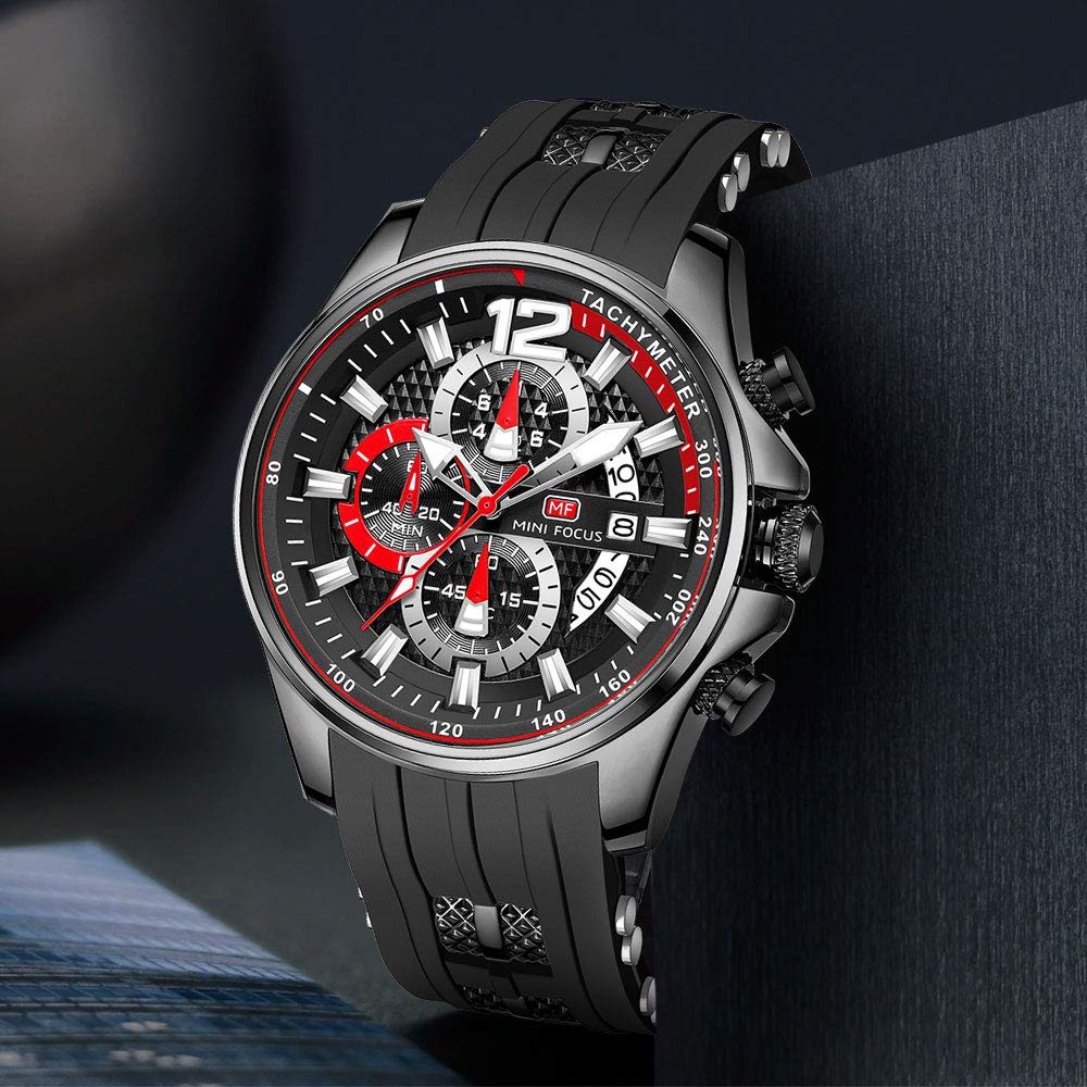 Кварцевые часы с датой Силиконовые 3 АТМ Водонепроницаемые Идеально для или Популярный Аналоговый Подарок 0350 Мужские Дисплей, Ремешок, Водонепроницаемость, Прочные, Стильные, Простые, Повседневные,