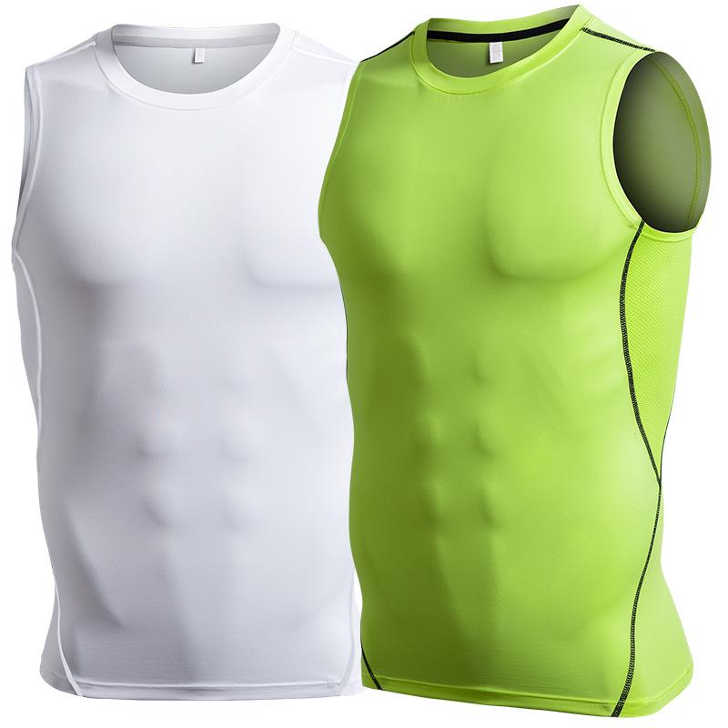 Men's Quick-Dry Silk Grid Sports Vest: Spring/Summer Base Layer for Training, Running, and Basketball