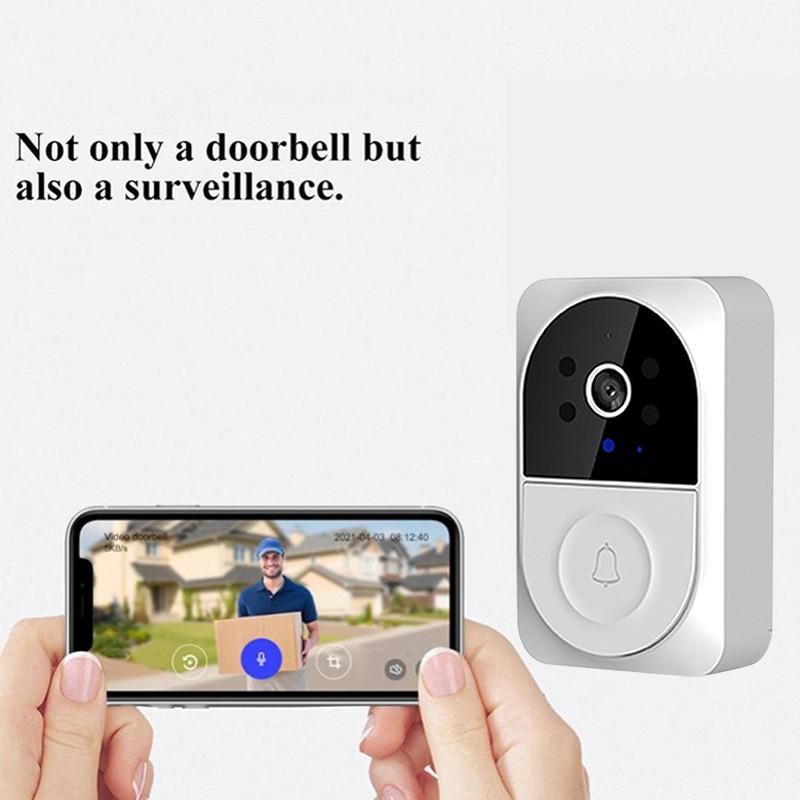 Умный беспроводной Wi-Fi видео дверной звонок телефон дверное кольцо домофон камера безопасности звонок
