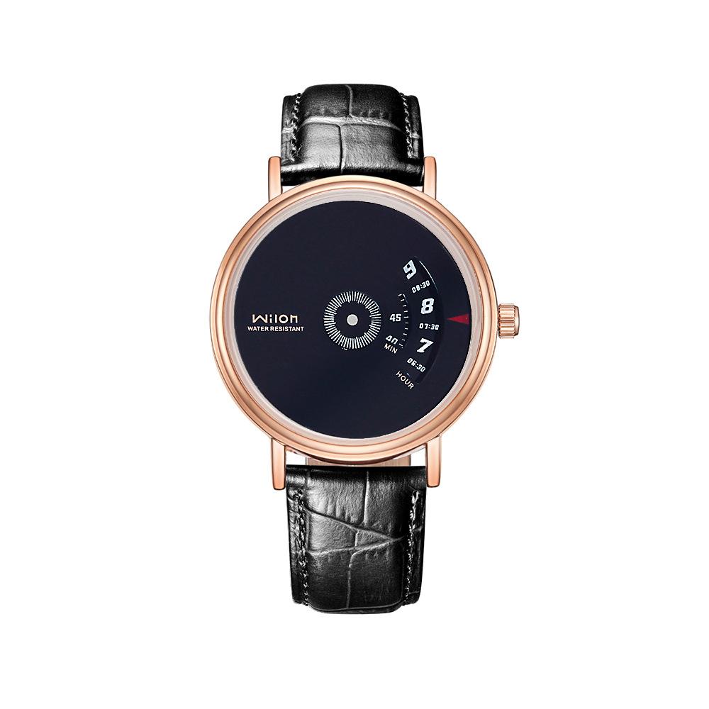 Men's Casual Watches, Personalized Turntable Quartz Watches, Fashionable Men's Belt Watches