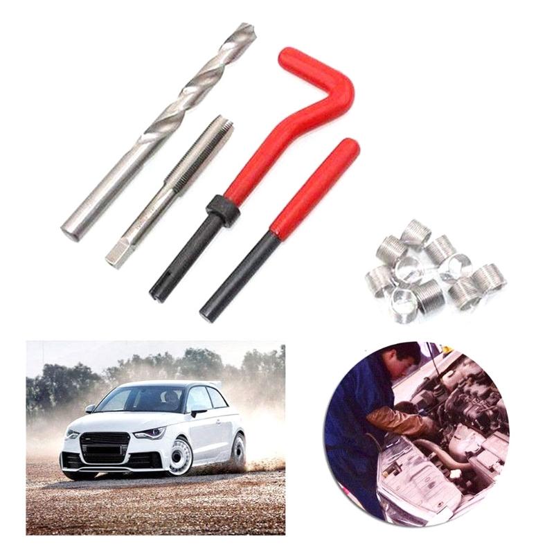 30 шт. Набор ремонтных вставок со спиральной резьбой Метрическая резьба для восстановления поврежденных и сорванных внутренних резьб