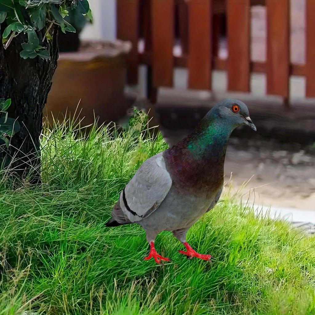 Элегантная статуя птицы в саду орнамент для наружного декора