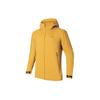 Water Shell LT Windbreaker Series Solid Color Logo Zipper Hooded Sports Windbreaker Unisex Windbreaker Bush-Yellow 952417605-3