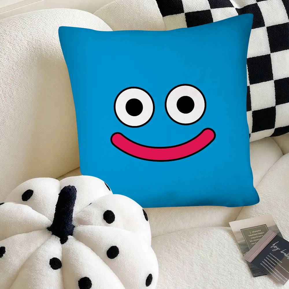Игра Dragon Quest Ракета Слайм Наволочка Модная Квадратная Наволочка Спальня Диван Комната Ins Декор Отдых