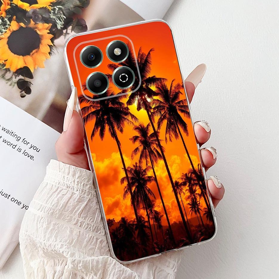 Чехол для Honor X6b JDY-LX1 JDY-LX2 Милый Чехол с Рисунком Счастливой Карпа Кои Мягкий Тонкий Чехол для Телефона Для Honor X6a X 6b HonorX6a HonorX6b Fundas