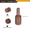 Биты Torx для отвертки, шестигранный хвостовик, 30 мм, сталь S2, с защитой от взлома, для винтов с шестигранной головкой, T20 T25 T27 T30 T35 T40 T45 T50