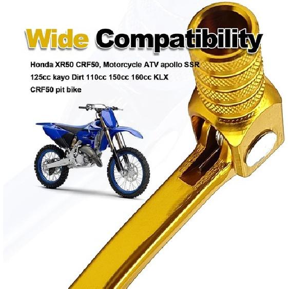 Folding Gear Shifter Shift Lever Pedal CNC Compatible with 70cc 50cc 90cc Gold