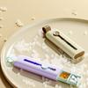 Portable Plastic Divided Pill Box Push Pull Style with Lid Pill Storage Box 3 Grids Pill Dispenser Travel