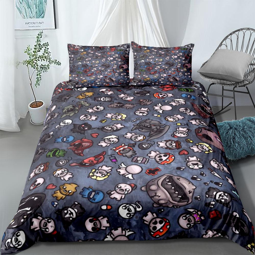 The Binding of Isaac Duvet Cover Set King Queen Double Full Twin Single Bed Linen Set