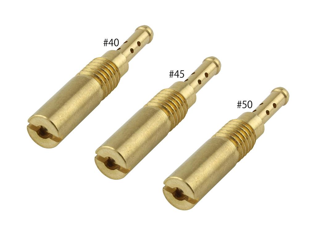 POSH FAITH Набор пилотных жиклеров для мотоцикла из 3 штук Увеличенные пилотные жиклеры для и KSR110 до (28x5-A) DIO-ZX (7 л.с.) (до 2008) 756004-10