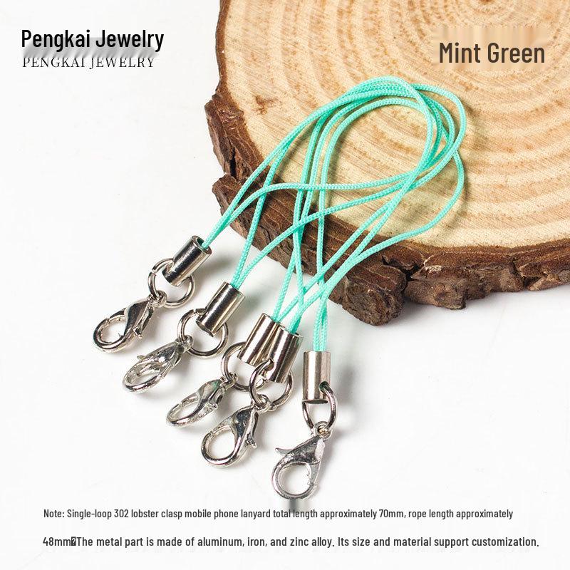 Сделай сам Красочный ремешок для мобильного телефона с карабином-лобстером – Аксессуар для ювелирных изделий ручной работы и шнурок-подвеска