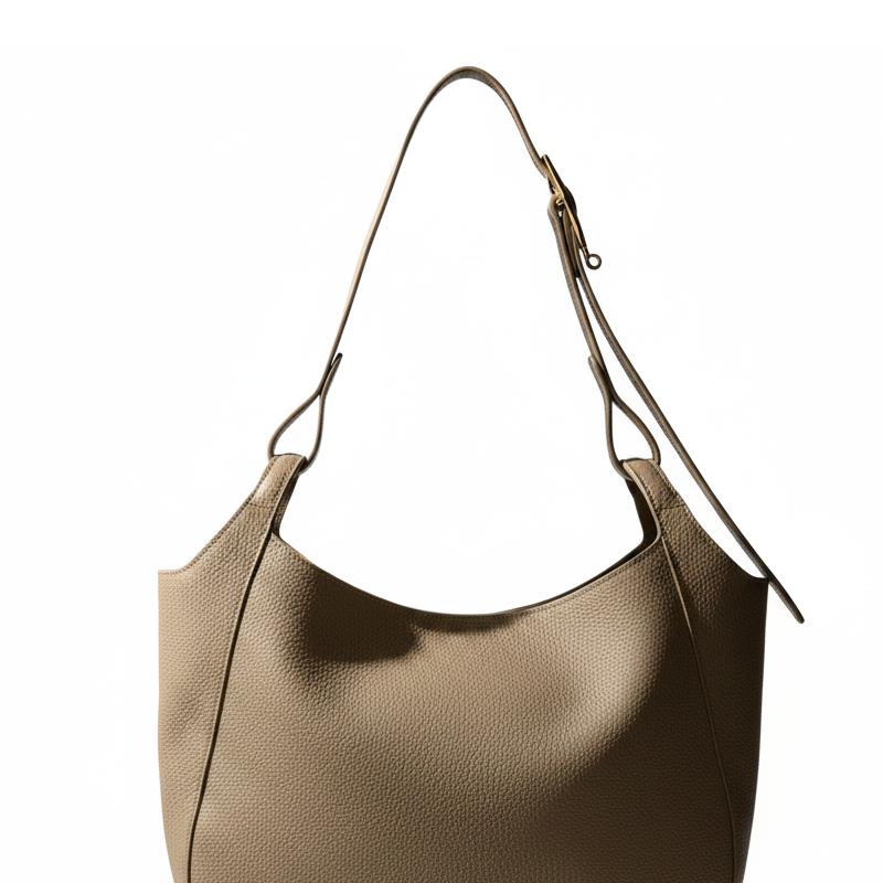 Longchamp Le Foulonné L Hobo Bag Lichen Women Bags Grey 10330021M69