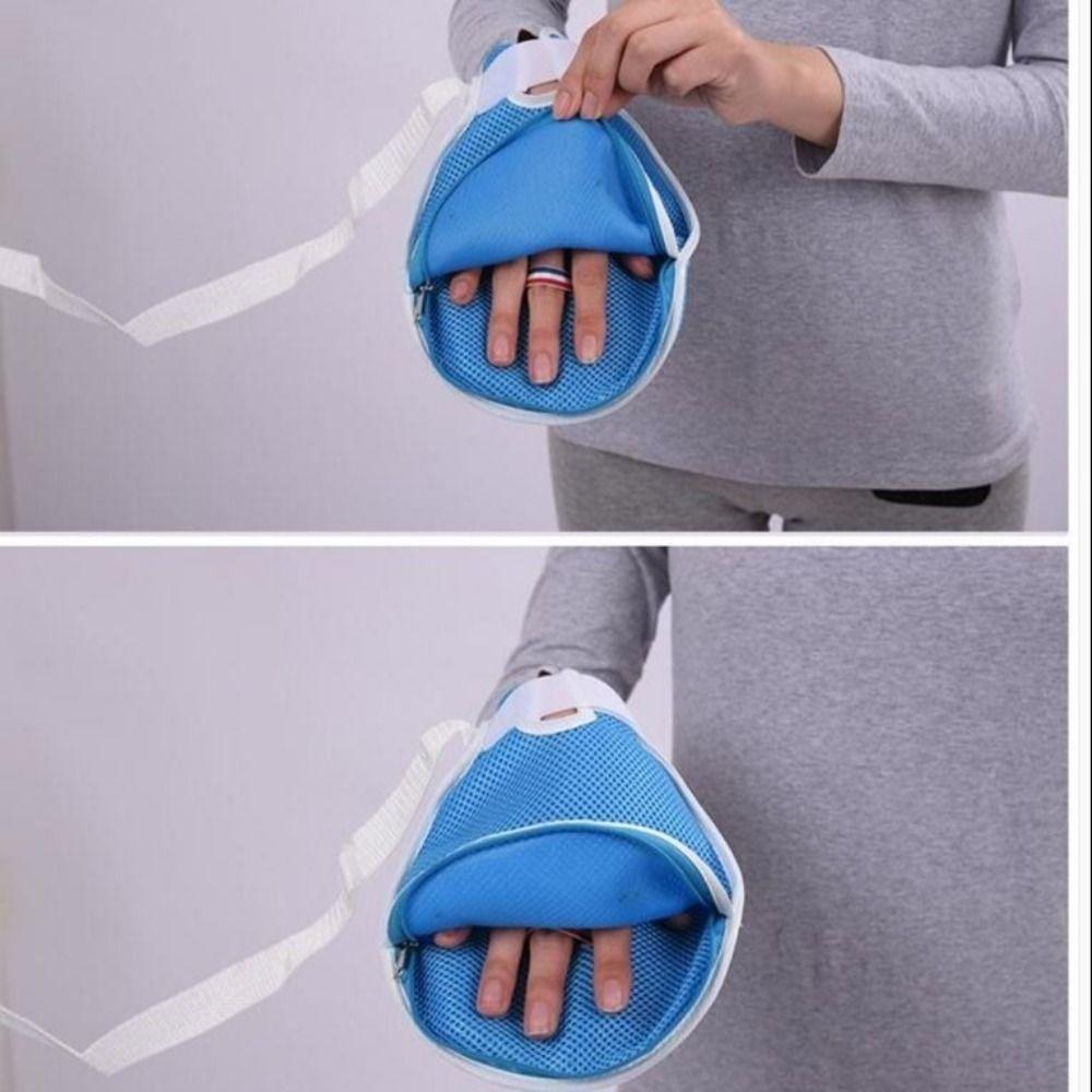 Zipper Hand Control Mitts Breathable Hand Constraint Protector Bedridden Patient