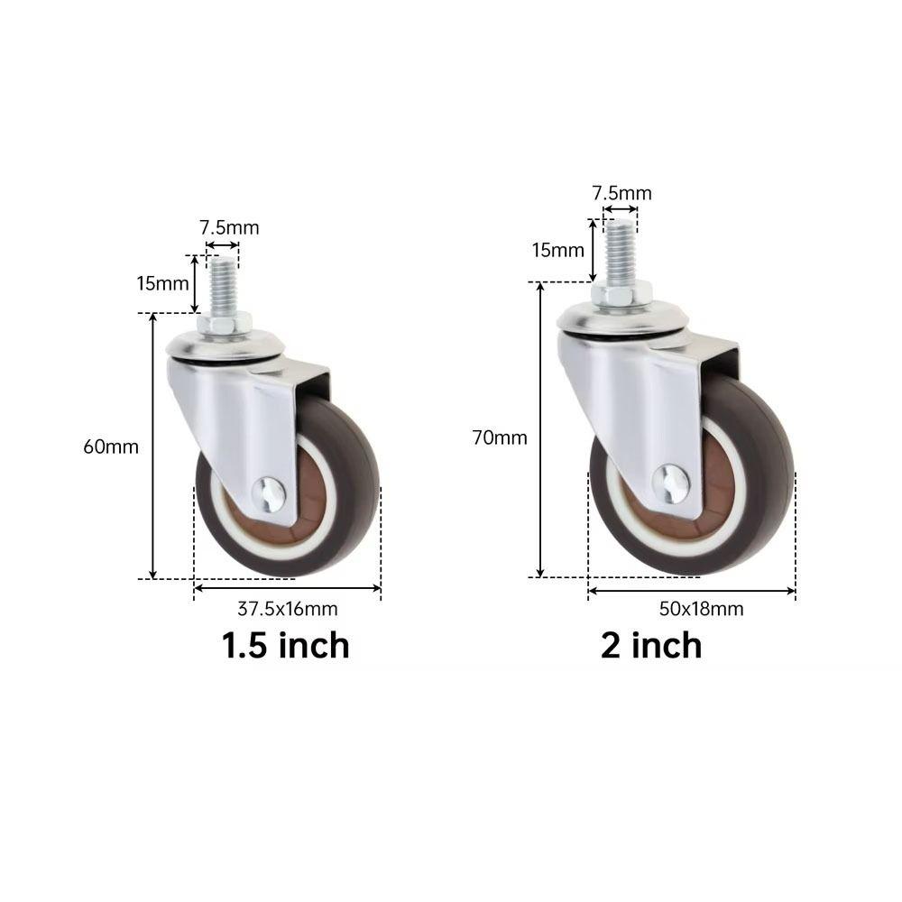 Шариковые Поворотные Колеса Металлическая Верхняя Часть Мебельные Колеса Бесшумные Колеса Колесики Стол