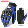 Breathable Motorcycle Gloves Full Finger Touch Screen Compatible Moto Racing Protective Gloves for Bicycle And Summer Use