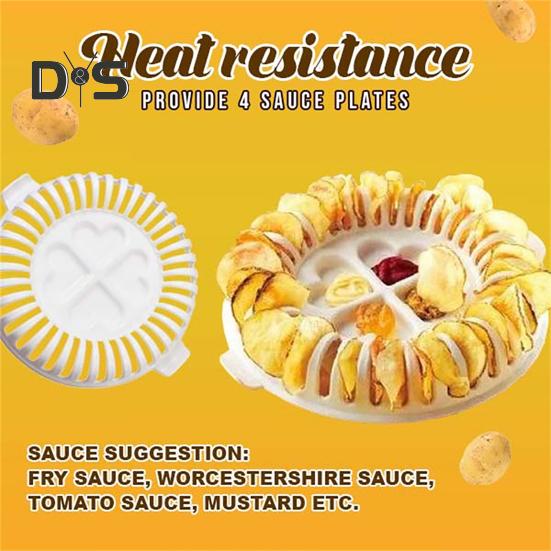 3 шт./компл., удобный лоток для картофельных чипсов, безмасляный практичный прибор для изготовления хрустящих чипсов, слайсер, противень для выпечки, инструмент