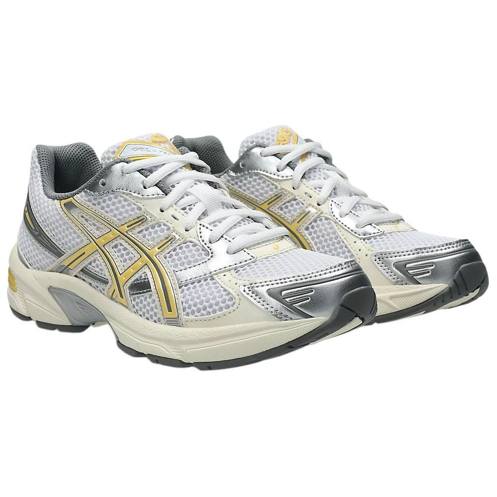 Asics Gel 1130 белые выцветшие желтые женские кроссовки кремовые 1202A164-118