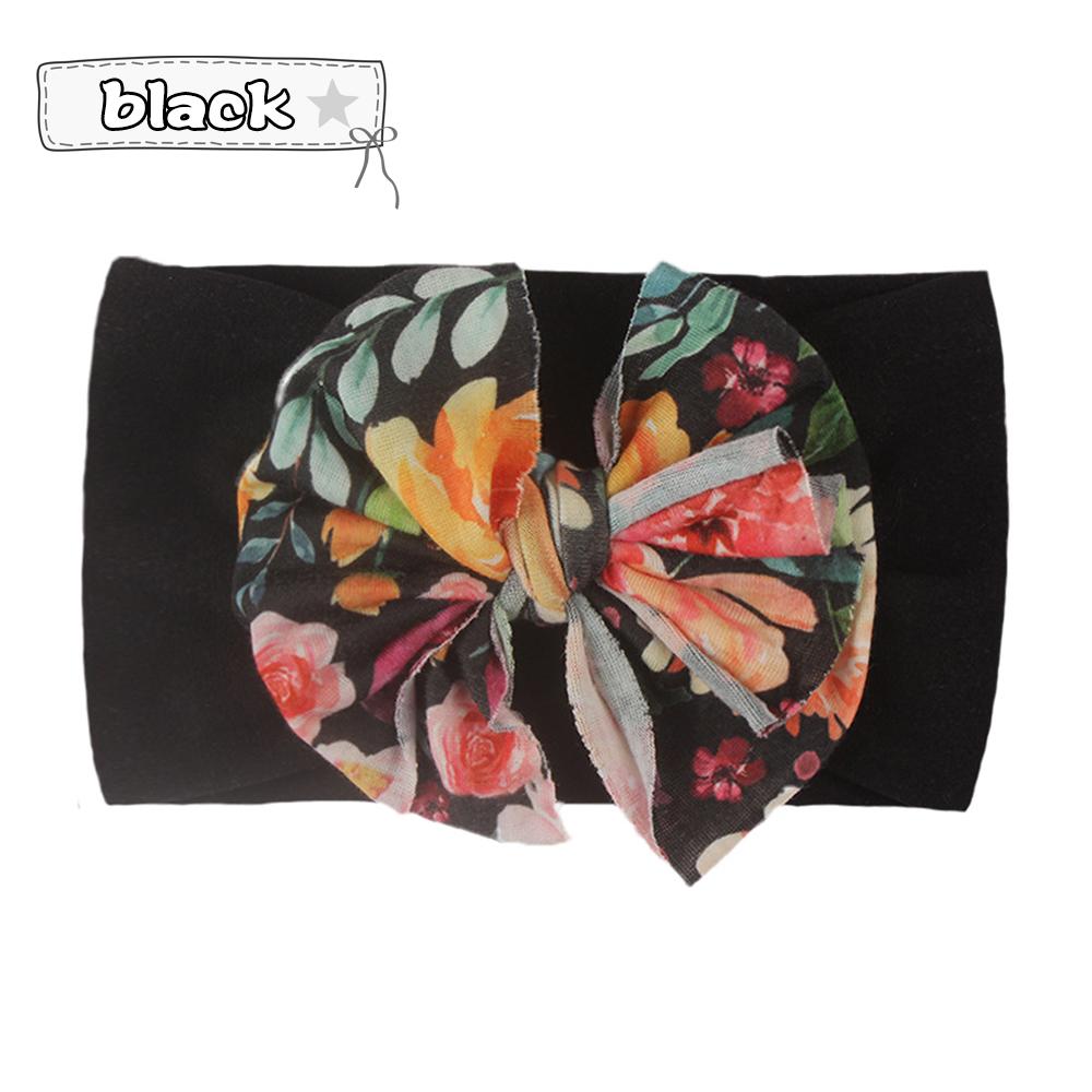 Fashion Baby Print Bow,Baby Headband,Soft Nylon Childrens Hair Accessories,Multi-color,Optional