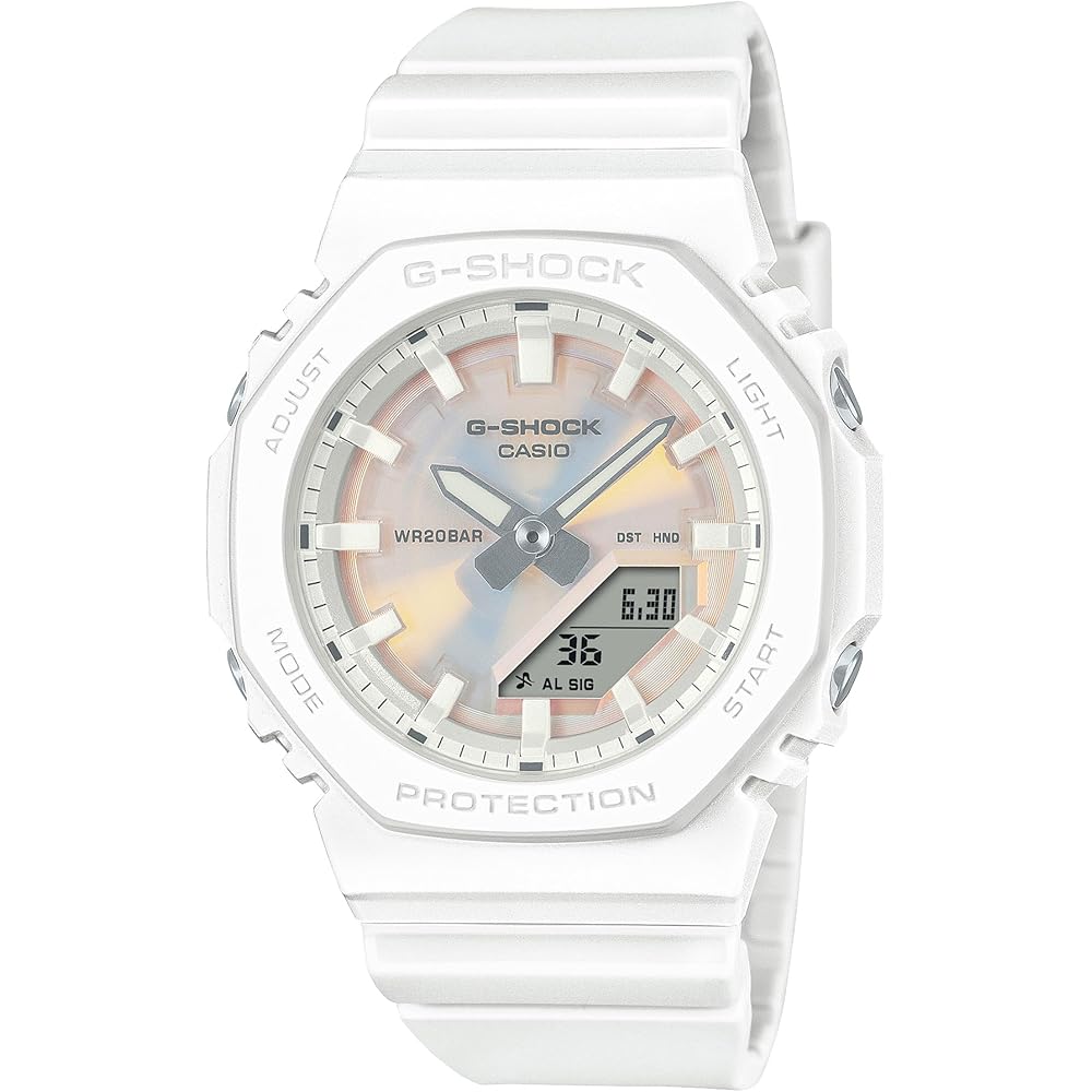 Casio G-Shock GMA-P2100PC-7AJF Mid-Size Women's Watch Eco-Friendly Material White
