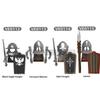 Средневековая Фигурка MOC Строительный Блок Замок Доспехи Рыцари-Тамплиеры Ополченцы Солдаты Артиллеристы Щит Шлем Собираемые Кирпичные Игрушки N10