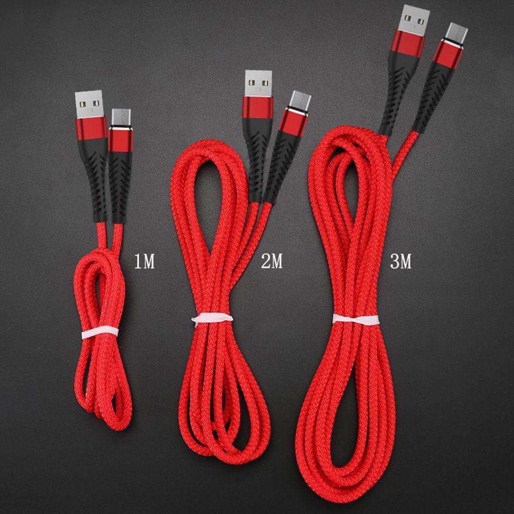 Long Lead Charging Cable Braided USB Type C Cable USB C Cable Type-C Charger Micro USB Cables