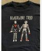 Футболка Alkaline Trio 2005 Черная Хлопок Унисекс Короткий рукав Все размеры S-5XL Унисекс Футболка