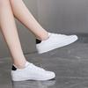 Women Sneakers 2024 Fashion Vulcanized Shoes Pu Leather Platform Shoes White Lace Up Casual Shoes Zapatos Mujer