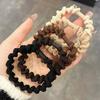4/5Pcs Hair Ring Stretchy High Elasticity Contrast Teens Hair Tie Band Rope Ponytail Holder Hair Accessories