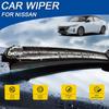 2шт автомобильные резиновые щетки для лобового стекла для NISSAN Altima ARIYA JUKE LEAF MARCH MICRA NOTE NV200 SENTRA VERSA автомобильные аксессуары