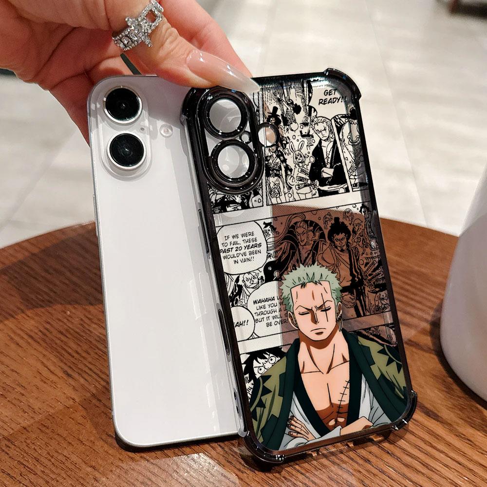 Аниме O-One Pieces Шанкс Мягкий Чехол Для iPhone 17 Pro 16 15 14 13 12 11 Pro Max Чехол 17 Plus 17E 16E 17Air Силиконовый Чехол для Телефона