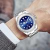 New Blue Yacht Men's Fully Automatic Mechanical Watch - Trendy Business Style with High Commission