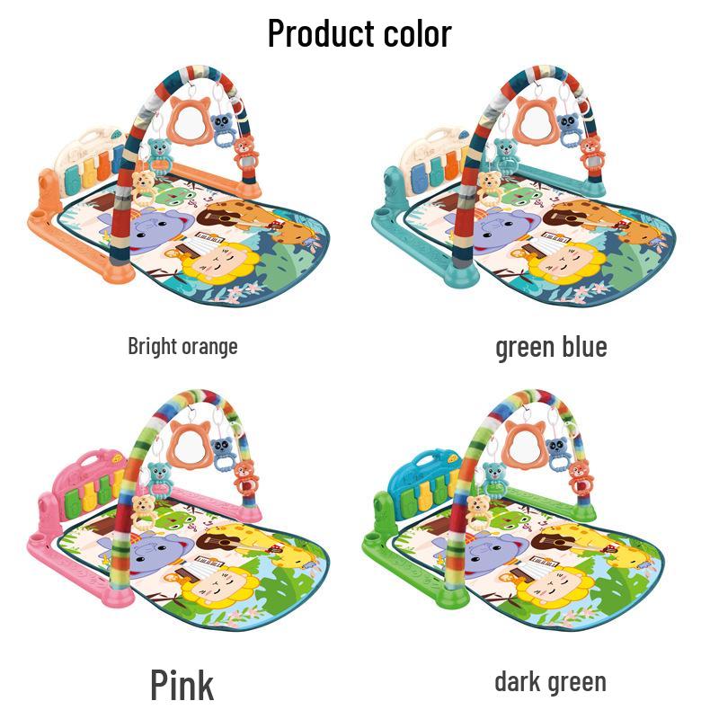 Multifunctional Baby Gym Pedal Piano Mat: Music Blanket for 0-1 Year Olds