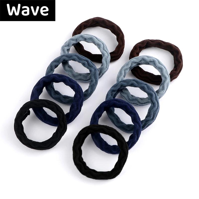 10 шт., простые базовые эластичные резинки для волос для женщин и девочек, резинки для волос, резинки для волос, модные повязки на голову, аксессуары для волос