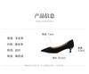 Senda Fashion Women's Pointed Kitten Heel Shallow Mouth Single Shoes