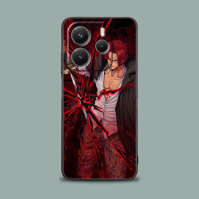 Soft Case For Xiaomi Redmi Note 15 14 13 12 11 10 Pro Plus 5G For Redmi 15C 15 14C 13C 12C Phone Cover Cartoon Shanks Luffy Zoro