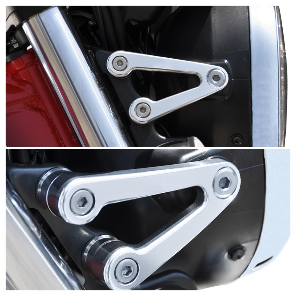 Для Honda CB1300SF CB400SF CB1100 CB1100EX Комплект креплений фары Кронштейн крепления фары Алюминиевые кронштейны фары CB1300 SF