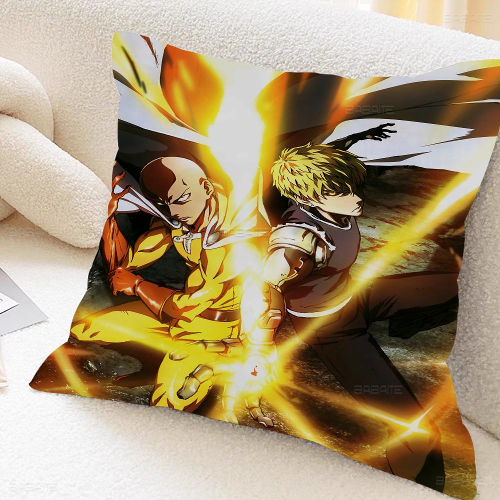Аниме One Punch Man Кленовый Дизайн Наволочка Счастливый Осенний Урожай Декор Праздничный Декорация Наволочка