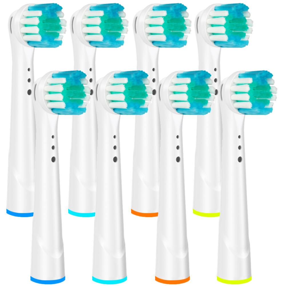 8 шт. сменных насадок для зубной щетки, совместимых с зубной щеткой Oral B