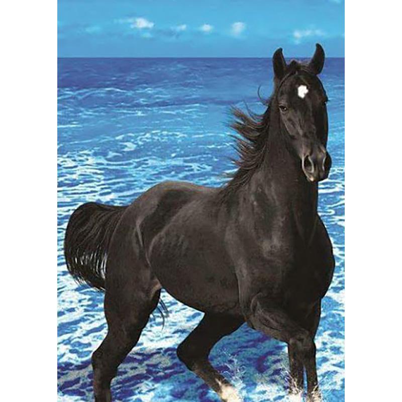 DIY 5d Алмазная вышивка животное вышивка крестиком лошадь алмазная живопись полный круглый стразы мозаика стены книги по искусству подарок домашний декор