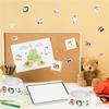 500 шт./рулон Q Lazy Cats Kids Rewards Наклейки - DIY Scrapbooks Декор Альбом Запечатывание Этикетки Наклейки
