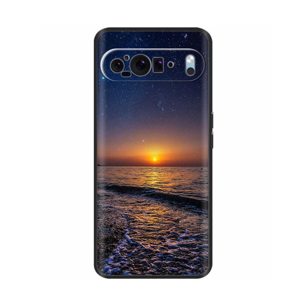 Чехол для телефона Google Pixel 10 Pro XL, мягкий силикон TPU, окрашенная задняя крышка для Google Pixel10 Pro XL, черный, ударопрочный защитный