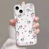 Ins Cute Cartoon Flowers Print Clear Case  For Samsung A54 5g Case S24 Ultra A32 A52 A34 5g A53 A23 A55 S23 S22 S20 S21 FE Cover