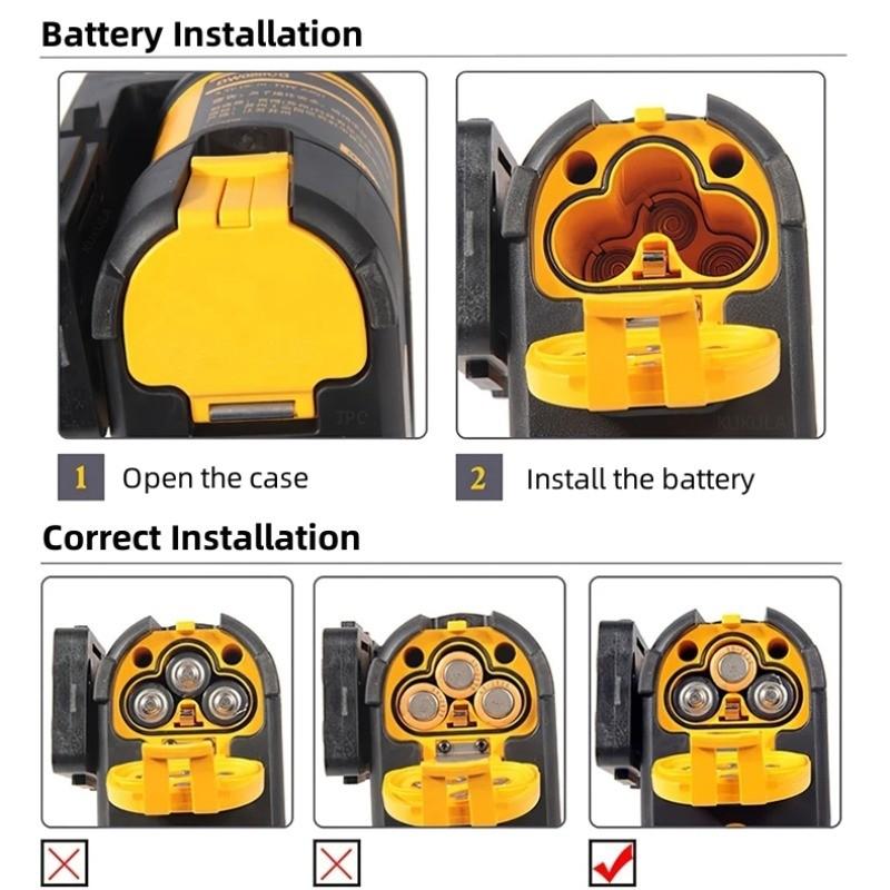 50M Высокоточный Зеленый Световой Лазерный Нивелир Портативный Автоматический Нивелирный Луч Линии Измерения Инструмент