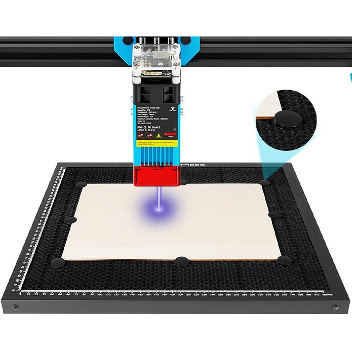 Honeycomb Table Platform,10Pcs 9mm Aperture Fixed Needle Honeycomb Table Platform for Fixed Engraving for TTS TS2 and Other CO2 Machine Engraver