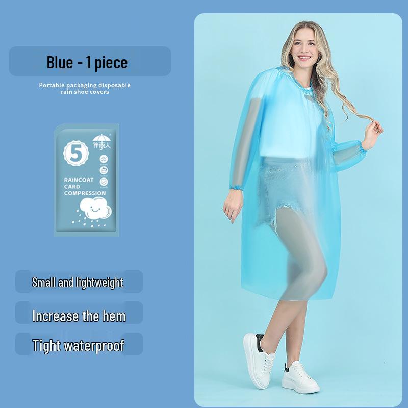 Портативные водонепроницаемые толстые прозрачные одноразовые бахилы - индивидуально упакованы для использования на открытом воздухе