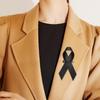 10 шт. Брошь-значок на ленте, Значок на лацкан, Многоразовый, Классический, Символ заботы, любви, Дизайн значка на ленте, Для благотворительных мероприятий, С булавкой