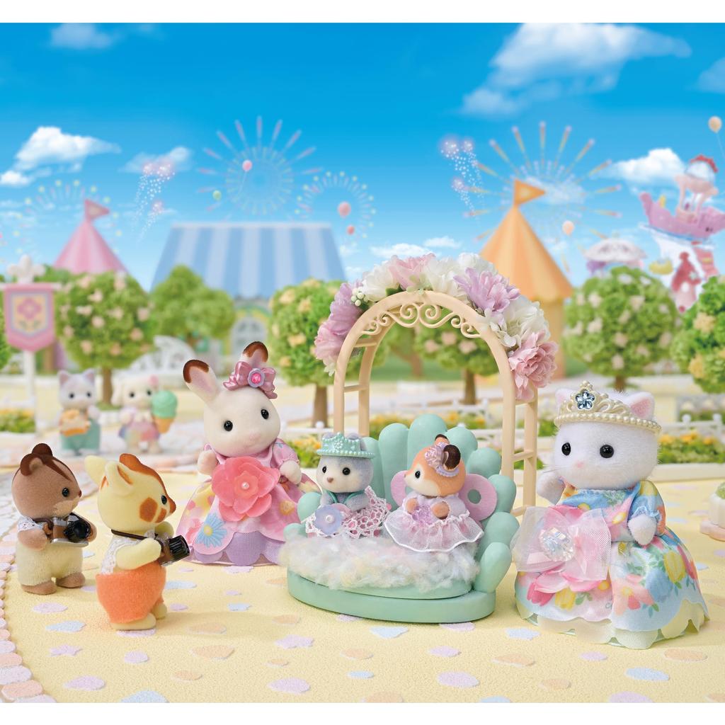 Sylvanian Families Yuenchi Doll Princess ST Mark Certification Ages Toy Dollhouse Sylvanian Families EPOCH [Набор цветов] F-38 3+