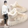 Winter Fashion Women Chunky Snows Boots Koren Fleece-lined Wram Casual Shoes Ladies Cotton Shoes Female Sneakers Tenis De Mujer